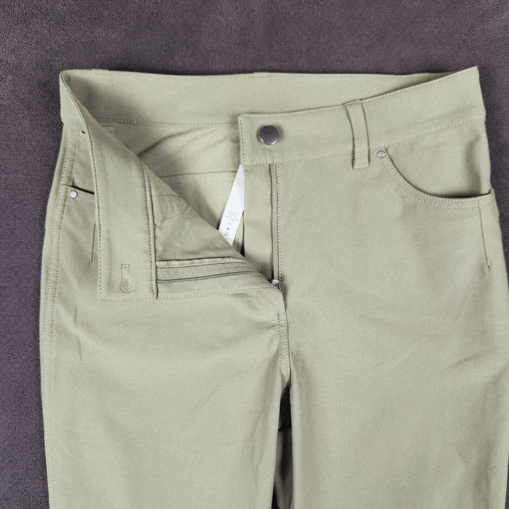 Lululemon City Sleek 5 Pocket Pant 7/8 Womens 6 Rosemary Green Ankle Warpstreme - Picture 3 of 11